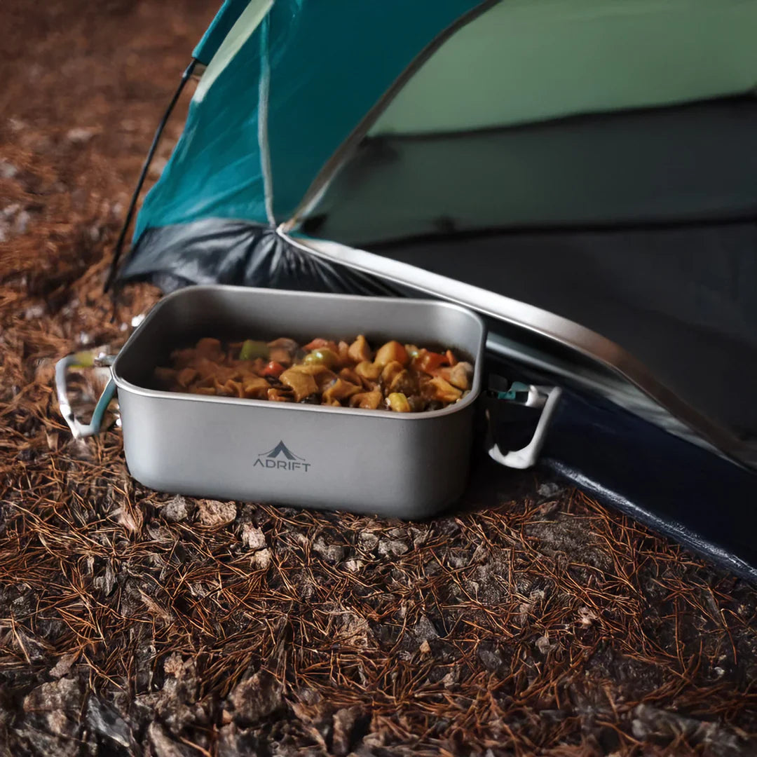 Ultralight Pure Titanium Lunch Box