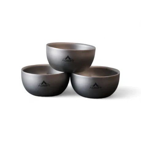 Ultralight Pure Titanium 6-piece Mug and Cup Tea set