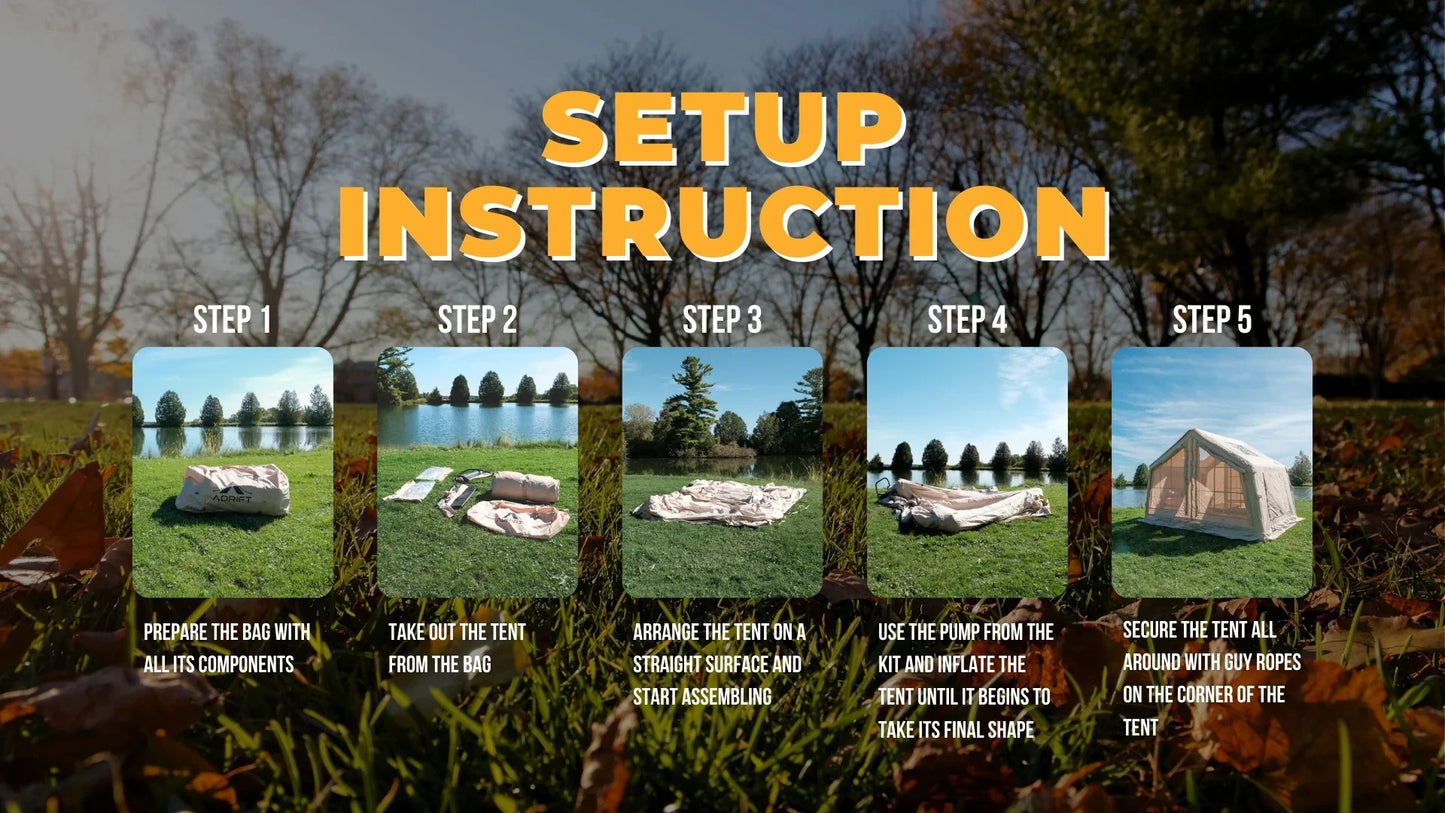 Inflatable Tent - Nest 8.0 (for 2 to 4 Persons)