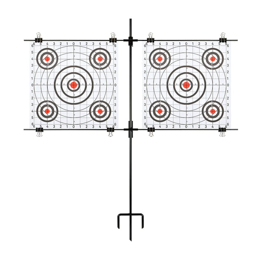Adjustable Paper Target Stand For Outdoor