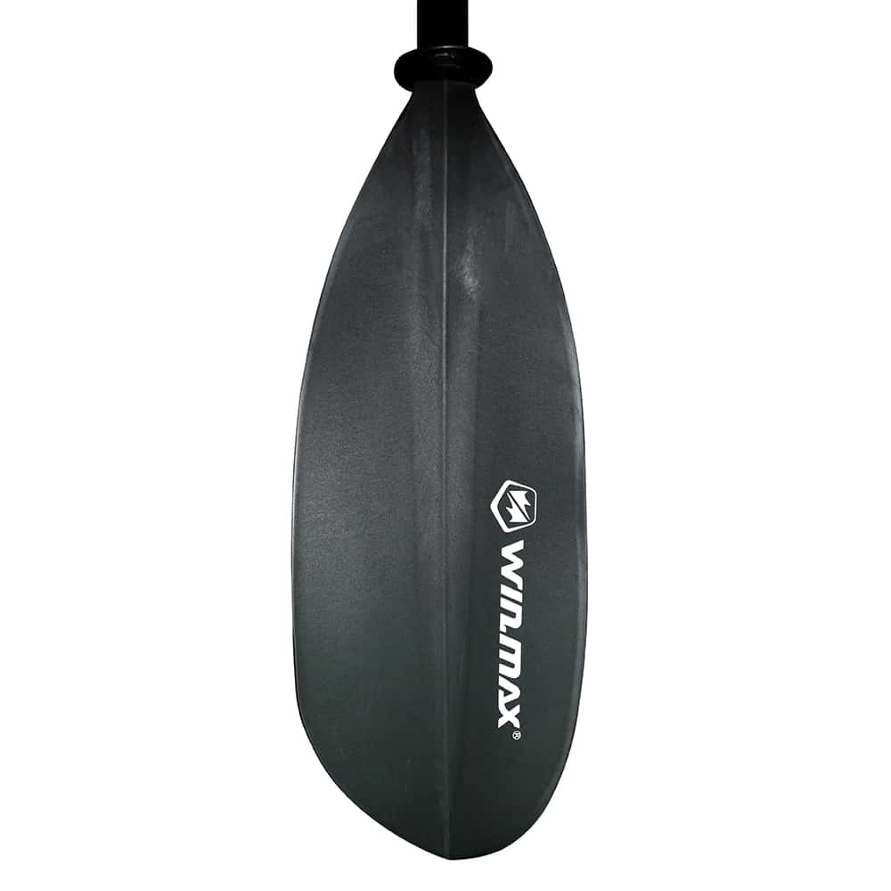 WIN.MAX Adults Adjustable Black Fishing Kayak Paddle