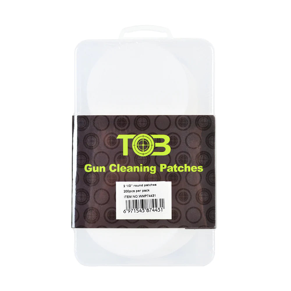 Gun Cleaning Patches Round 200 pcs For .40, .45, .50, 20G, 28G, 410G