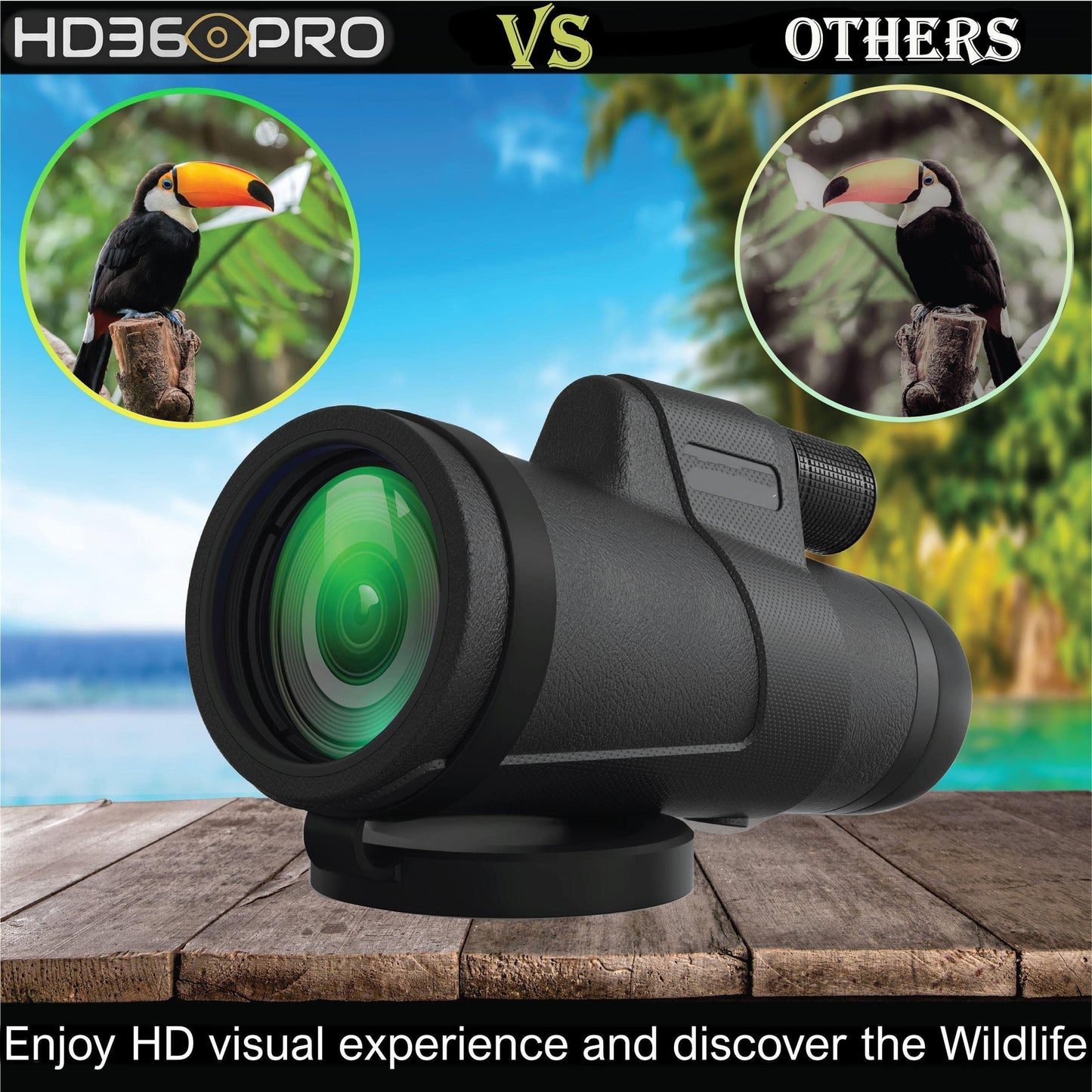 Waterproof Portable Monocular telescope