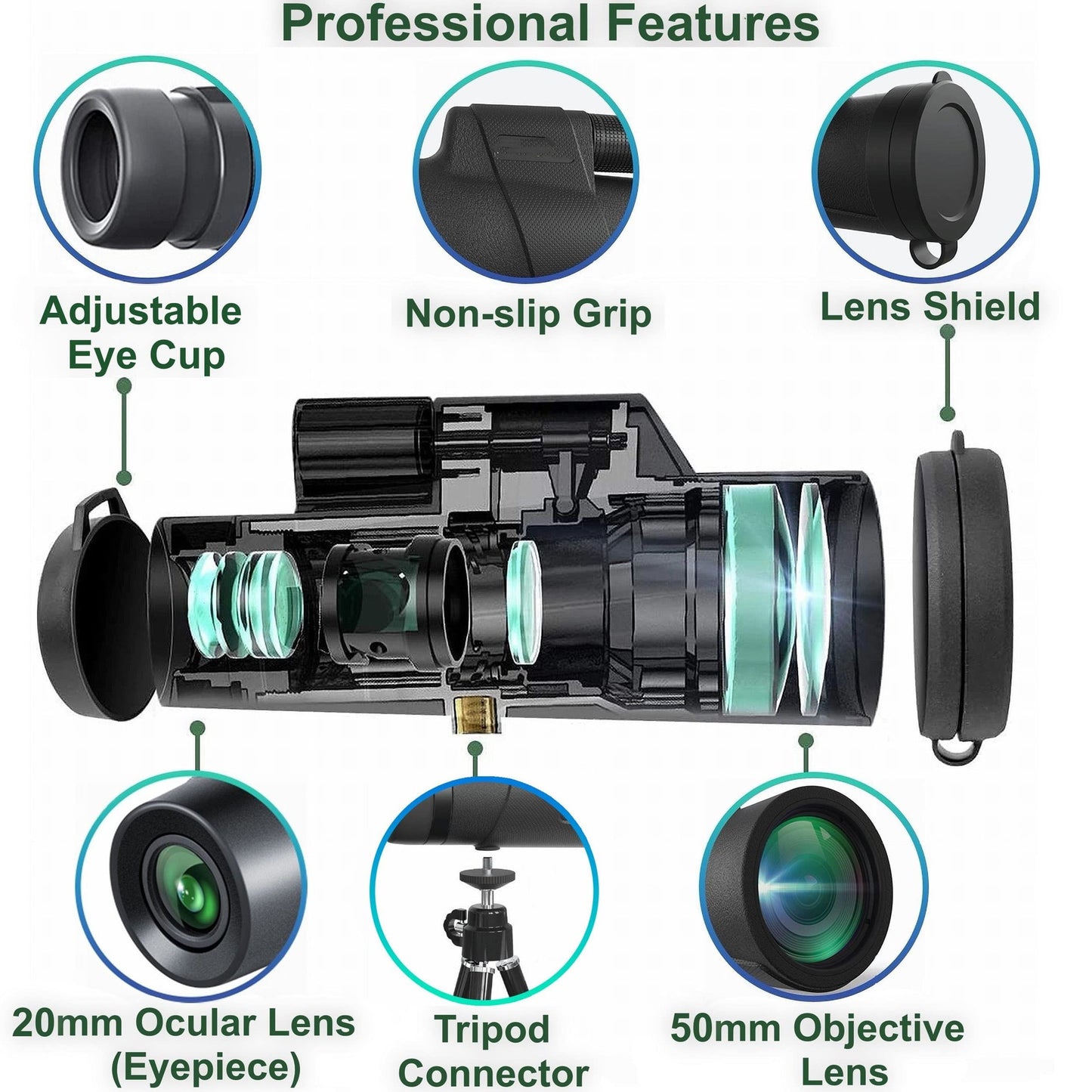 Waterproof Portable Monocular telescope