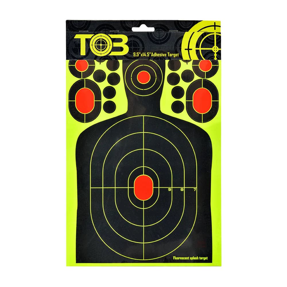 Shooting Adhesive Rifle Targets Splatter Reactive Human Paper 10PCS