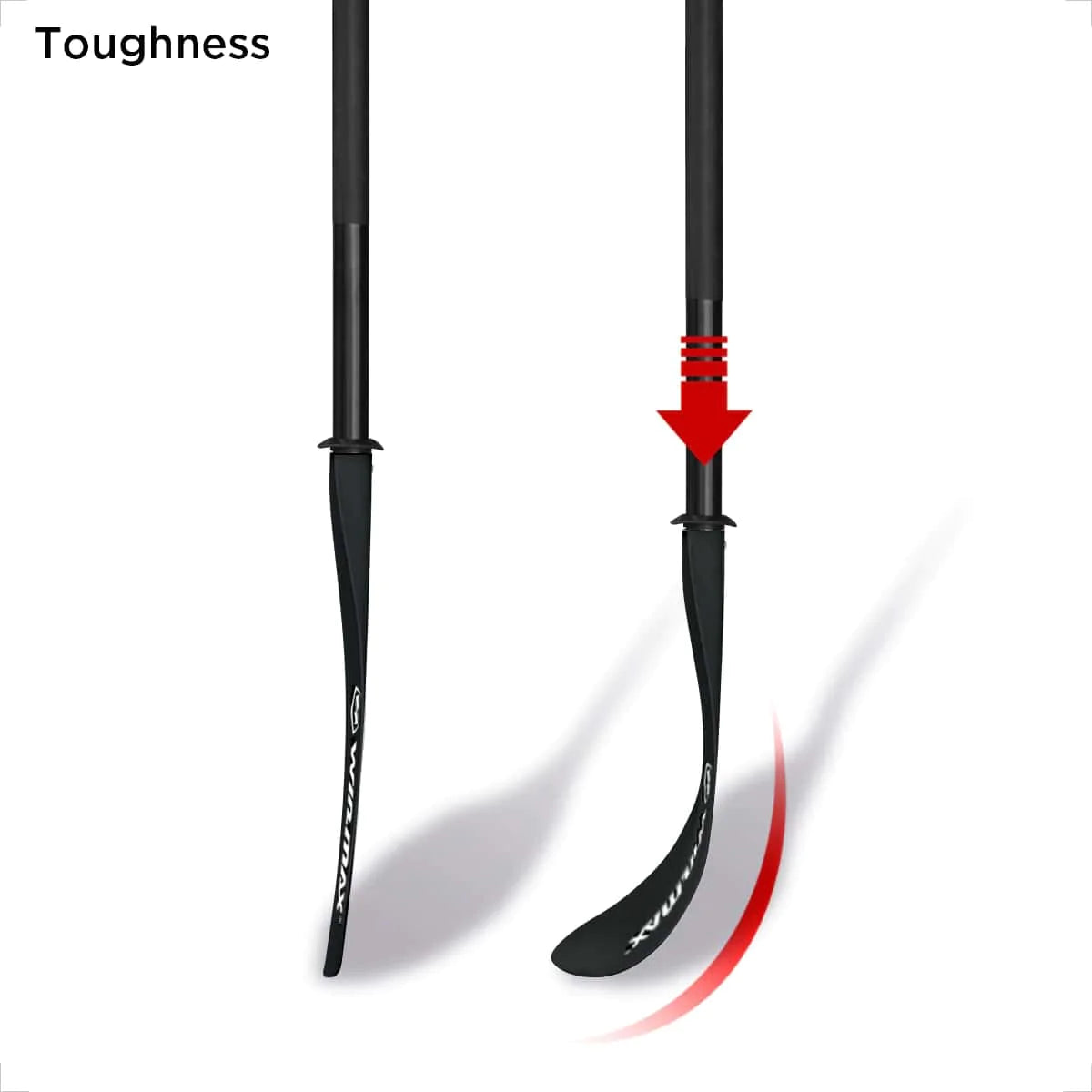 WIN.MAX Adults Adjustable Black Fishing Kayak Paddle