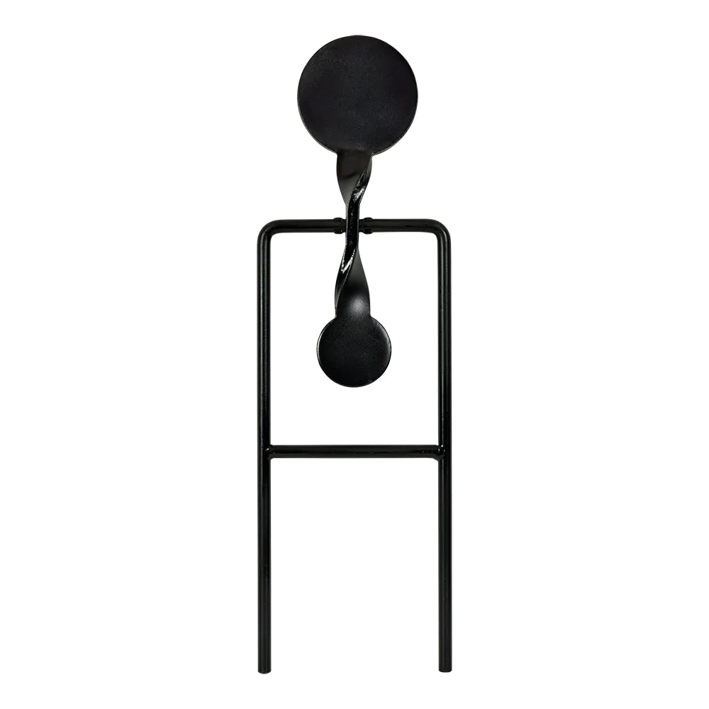 Double Mag Steel Spinner Target For Outdoor Shooting(Thickness: 0.197"/5mm)