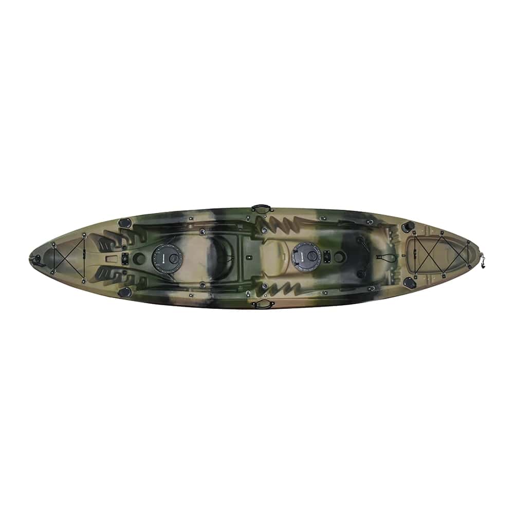 WIN.MAX Whale Family Big Two Seater Fishing Kayak with 2 Combi Paddles