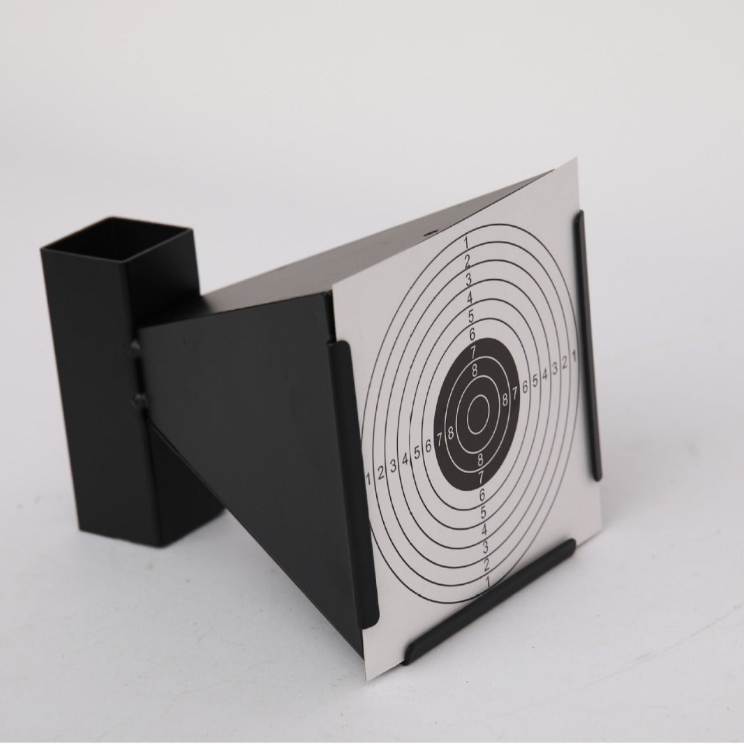 Metal Shooting Target with Pellet Catch Box - Outdoor BB Gun Practice Target