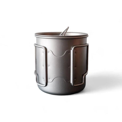 Ultralight Pure Titanium Mug with Lid