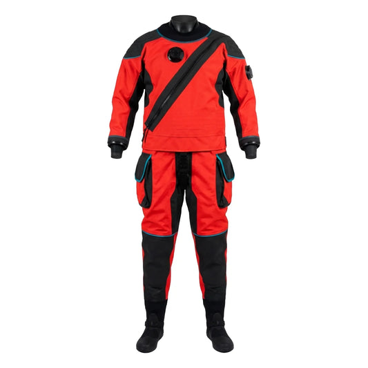Bulk Supply Breathable Lightweight Chest Zip Drysuit Unisex Plus Size Waterproof Trilaminate Front Logo Custom Branding Accepted