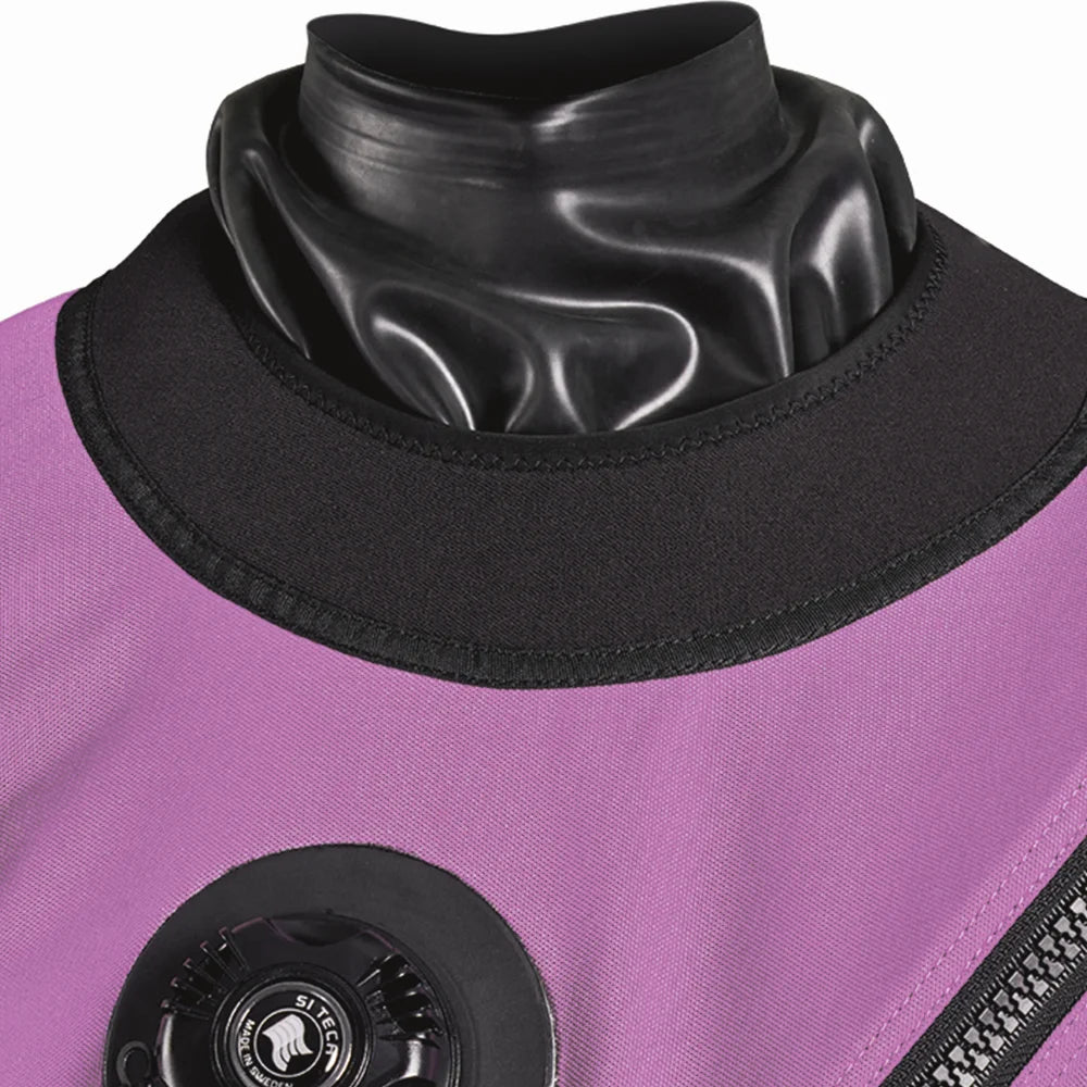 China Factory Custom Logo Women's Drysuit Lightweight Technical Diving Suit Chest Zipper Design High Performance Waterproof