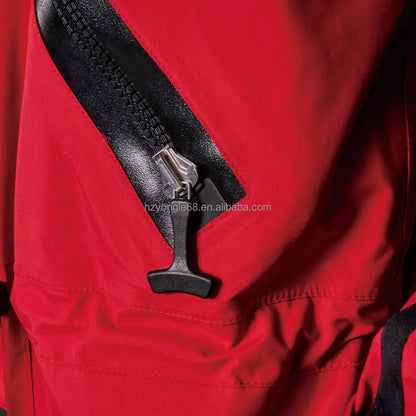 Customizable Plus-Size Rescue Drysuit 3D Ergonomic Design, Adjustable Suspenders & Bulk Orders Ready