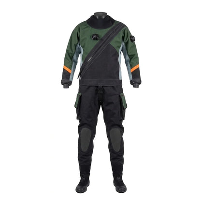 Breathable Waterproof Drysuit for Technical Diving Unisex Plus Size, Durable Trilaminate Fabric