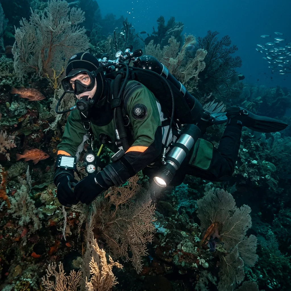 Breathable Waterproof Drysuit for Technical Diving Unisex Plus Size, Durable Trilaminate Fabric