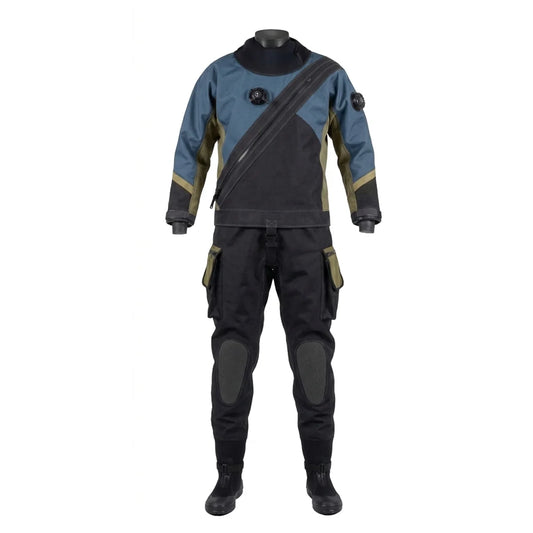 Custom Fit Unisex Drysuit Plus Size, Lightweight Waterproof Breathable for Professional Divers