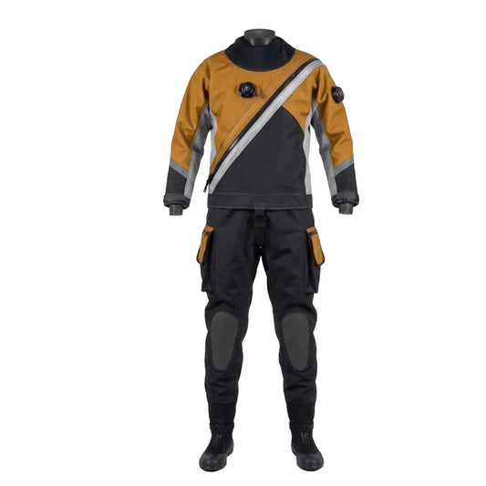High-Performance Lightweight Unisex Drysuit Plus Size Breathable Waterproof Front for Technical Diving Cold