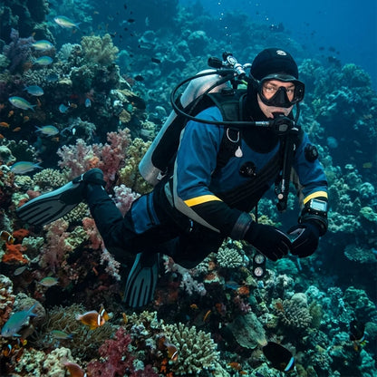 Plus Size Unisex Drysuit Waterproof & Breathable for Adult Technical Divers, Available