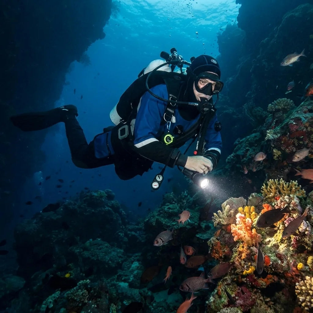 Professional Unisex Drysuit Plus Size, Waterproof Breathable, Designed for Technical & Deep Diving