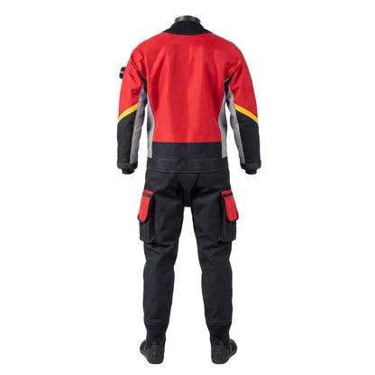 Unisex Breathable Waterproof Plus Size Drysuit for Technical Diving, High-Quality Trilaminate Material