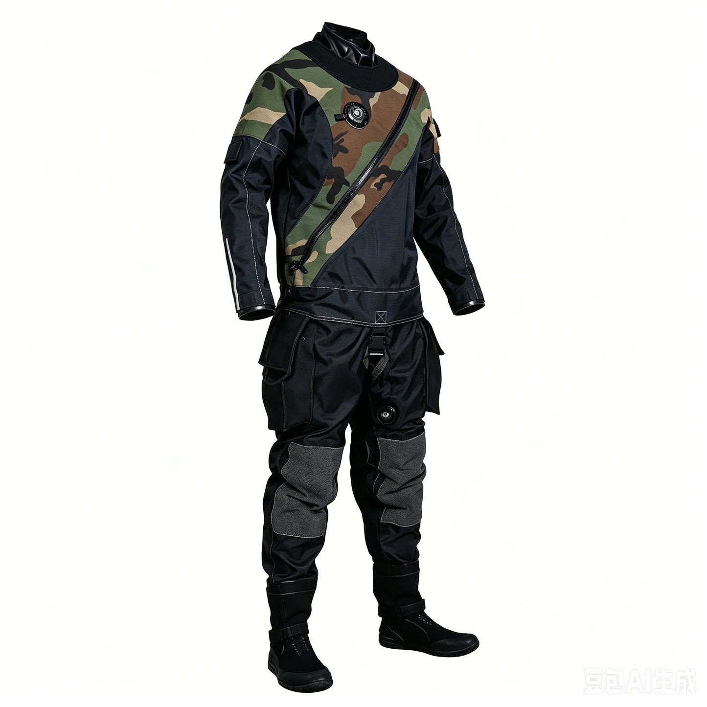 Lightweight 0.6mm Trilaminate Drysuit Custom Waterproof Diving Rescue & Watersports Suits Factory Drysuit