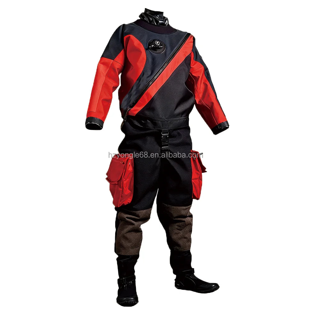 Lightweight 0.6mm Trilaminate Drysuit Custom Waterproof Diving Rescue & Watersports Suits Factory Drysuit