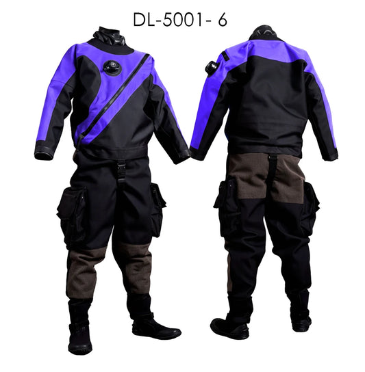 Custom Lightweight Waterproof Drysuit for Women Tech Diving in Cold Waters, Multiple Colors Available 1pcs
