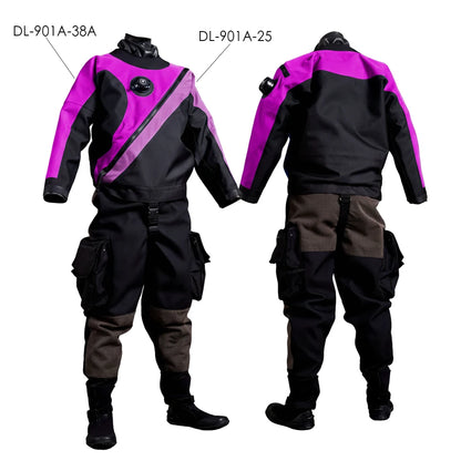 Custom Lightweight Waterproof Drysuit for Women Tech Diving in Cold Waters, Multiple Colors Available 1pcs