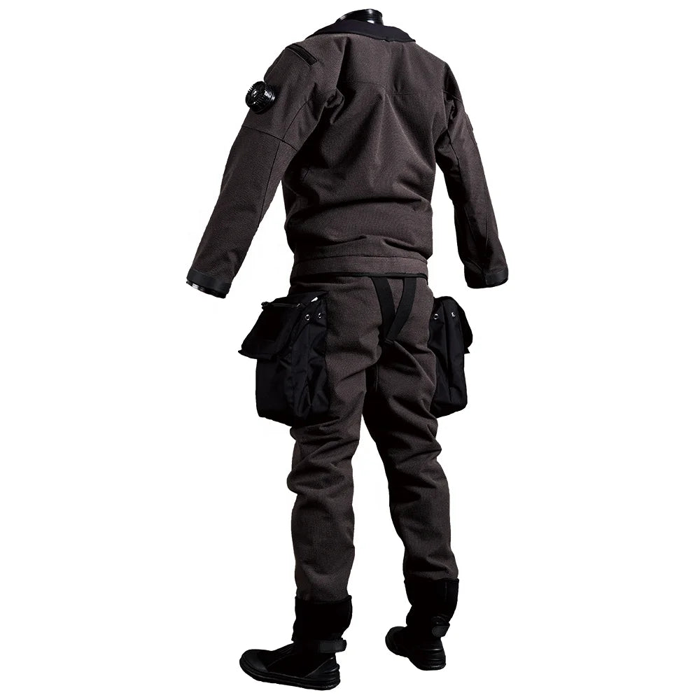 Customization Full Coverage Kevlar Outer Layer Diving Drysuits for Diving Rescue & Technical Diving