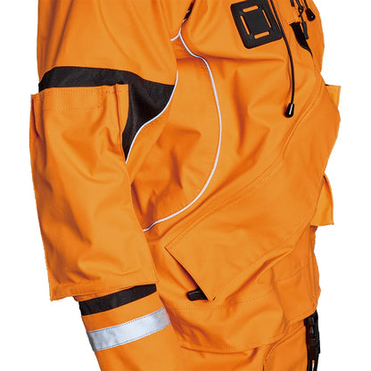 Front Chest Zip Trilaminate Lightweight Waterproof Plus Size Custom Silk Screen Printed Seamless Fusing Rescue Drysuit