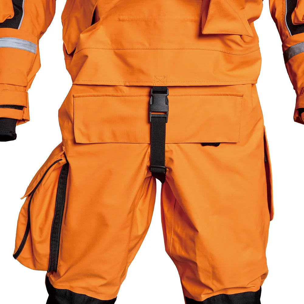 Front Chest Zip Trilaminate Lightweight Waterproof Plus Size Custom Silk Screen Printed Seamless Fusing Rescue Drysuit