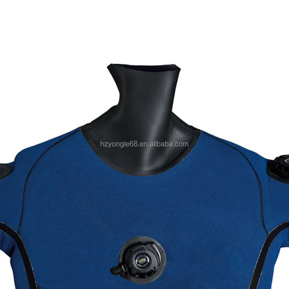 Neoprene Waterproof Drysuit Multi Pocket Air Valve Dry Suit Kayak Dry Suit With Technical Diving for Deep Diving