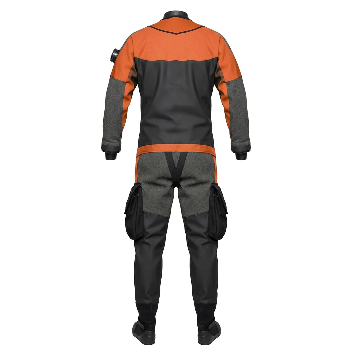 Breathable Lightweight Drysuit for Adults Unisex Extended Sizes Waterproof with Chest Zip CE Certified Front Logo