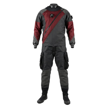 Lightweight Breathable Drysuit for Adults Unisex Extended Sizes Waterproof with Chest Zip Front Logo CE Certified