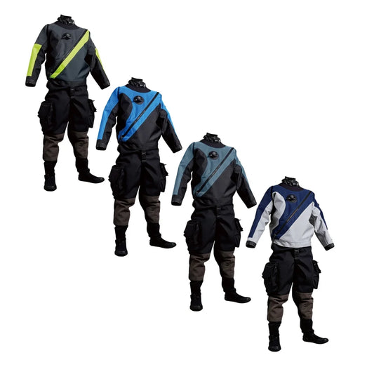 Custom Trilaminate Drysuit Chest Zip Front Logo Waterproof Lightweight for Technical Diving Rescue Watersports 1 pc