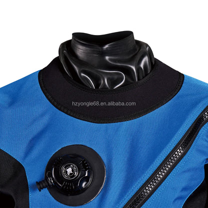 Custom Trilaminate Drysuit Chest Zip Front Logo Waterproof Lightweight for Technical Diving Rescue Watersports 1 pc