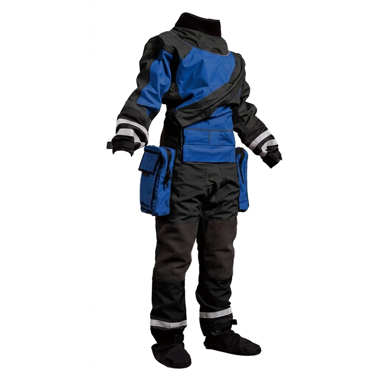Waterproof Lightweight Durable Ergonomic Chest Zip SI TECH Seals Kevlar Reinforced Knees Rescue Drysuit Fo Rescue