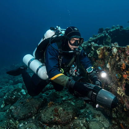 Unisex Technical Diving Drysuit Waterproof Breathable, Plus Size Available, Trilaminate Fabric Diving Drysuit
