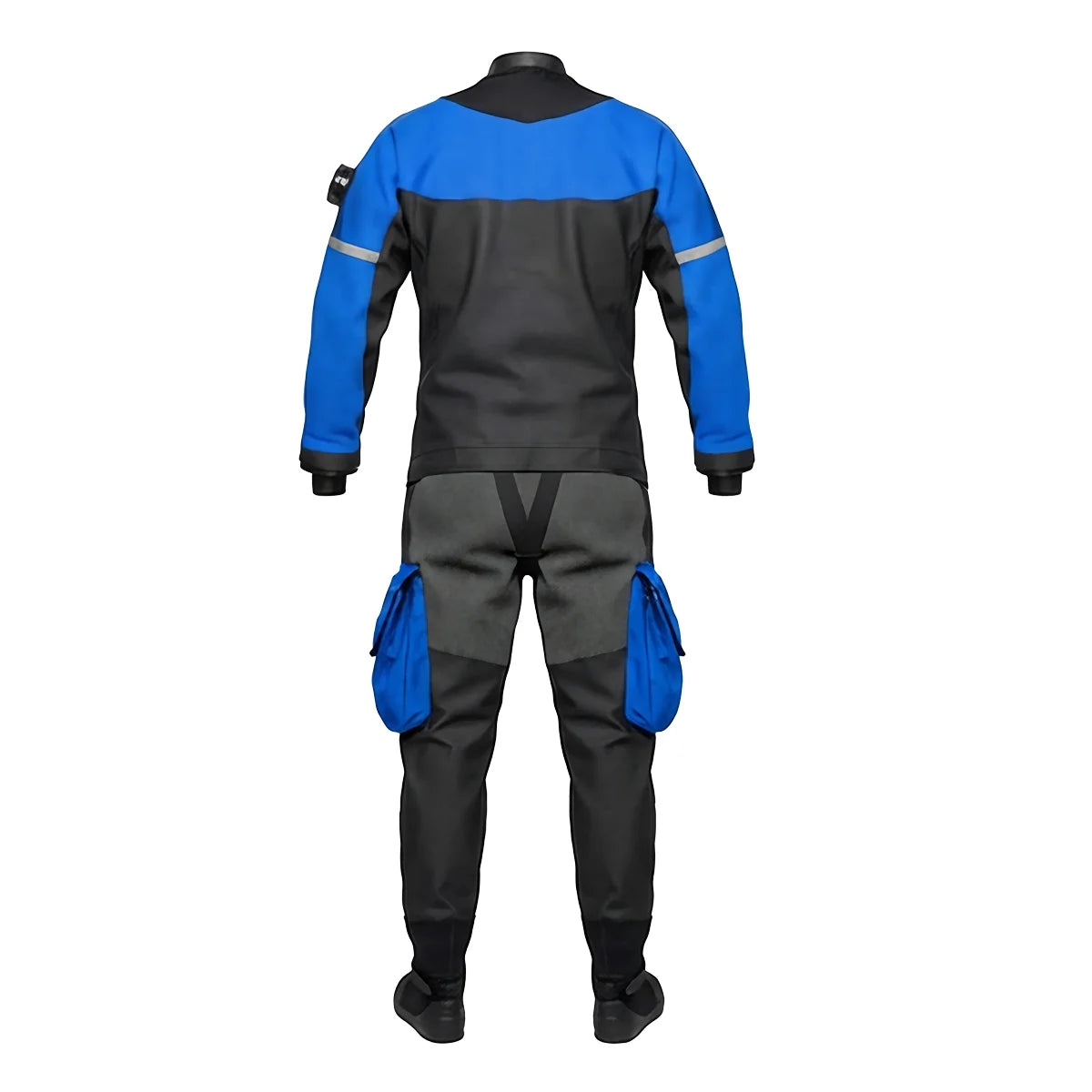 Plus Size Unisex Drysuit with Chest Zip Waterproof & Breathable Lightweight Custom Fit for Adult Divers Trilaminate Fabric