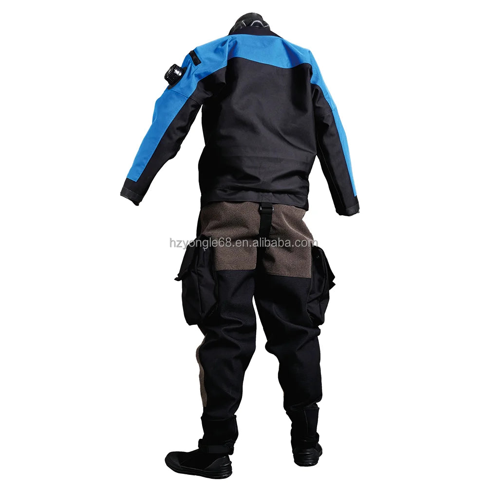 Professional Drysuit Custom Trilaminate Waterproof Lightweight Drysuits for Diving Rescue Watersports 0.6mm