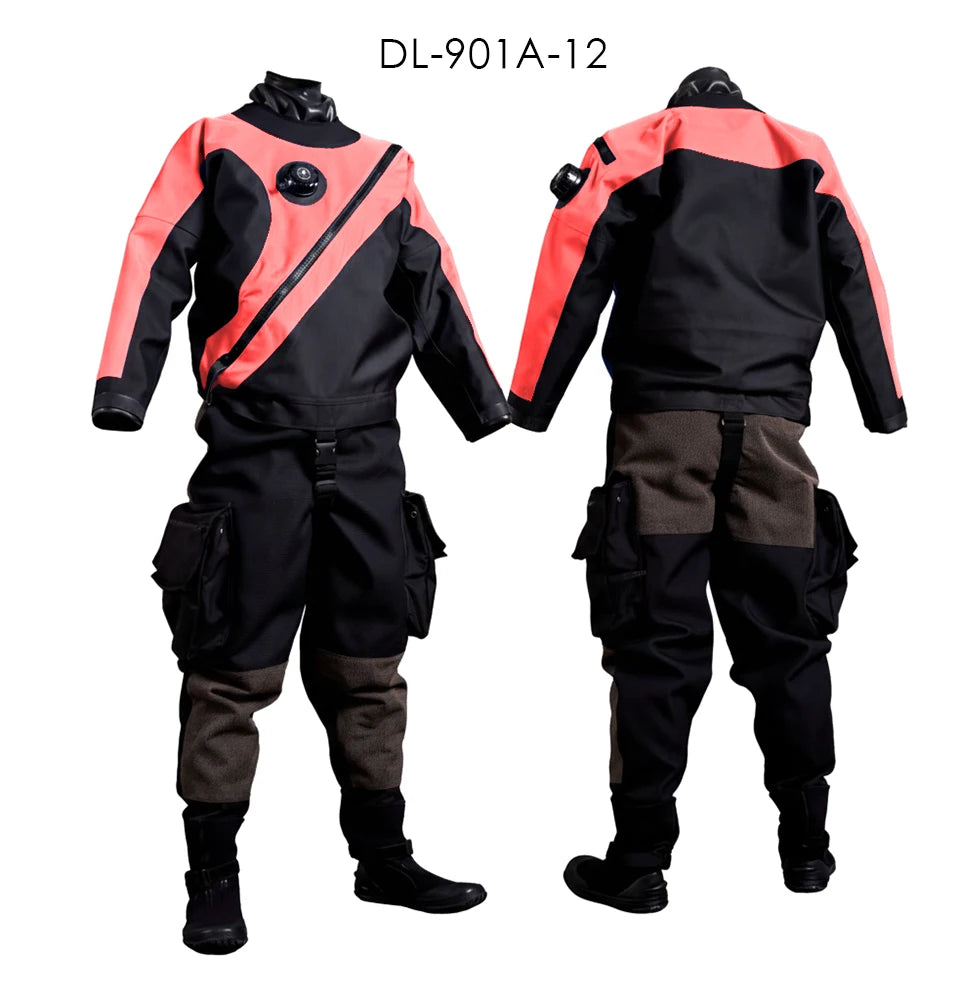 Custom Women's Tech Drysuit, Lightweight Waterproof for Cold Waters, Trendy Colors, 1pcs Drysuit