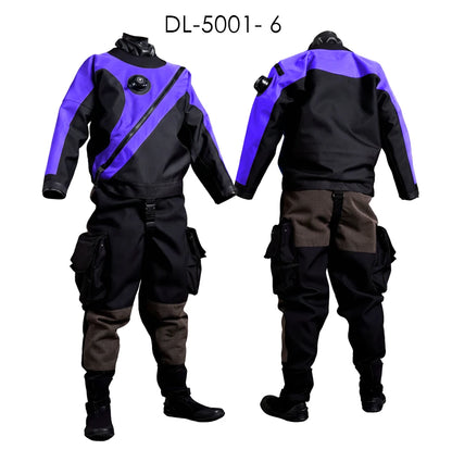 Custom Women's Tech Drysuit, Lightweight Waterproof for Cold Waters, Trendy Colors, 1pcs Drysuit