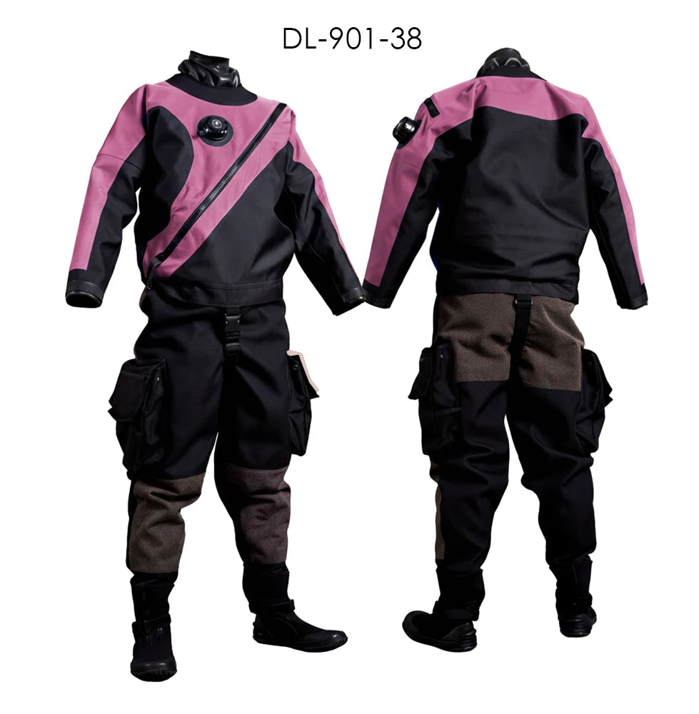 Custom Women's Tech Drysuit, Lightweight Waterproof for Cold Waters, Trendy Colors, 1pcs Drysuit