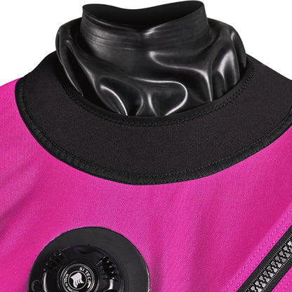 Women's Custom Fit Lightweight Drysuit Technical for Diving Waterproof Breathable Full Sleeve 0.5-2.0mm Thickness Chest Zip