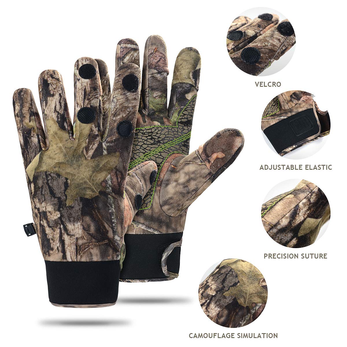 Full Finger/Fingerless Adjustable Hunting gloves