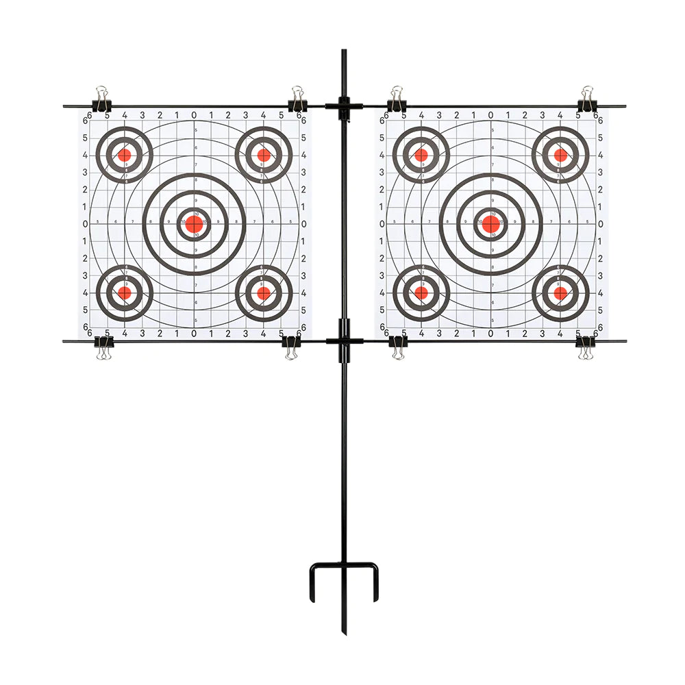 Adjustable Paper Target Stand For Outdoor