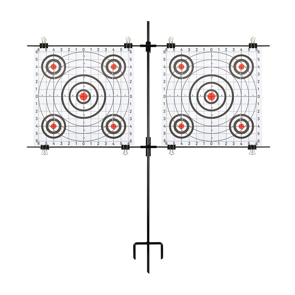 Adjustable Paper Target Stand For Outdoor