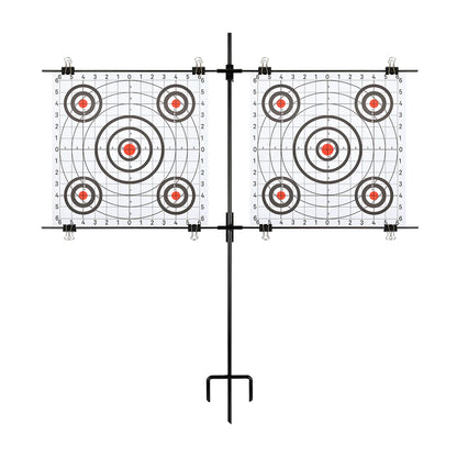 Adjustable Paper Target Stand For Outdoor