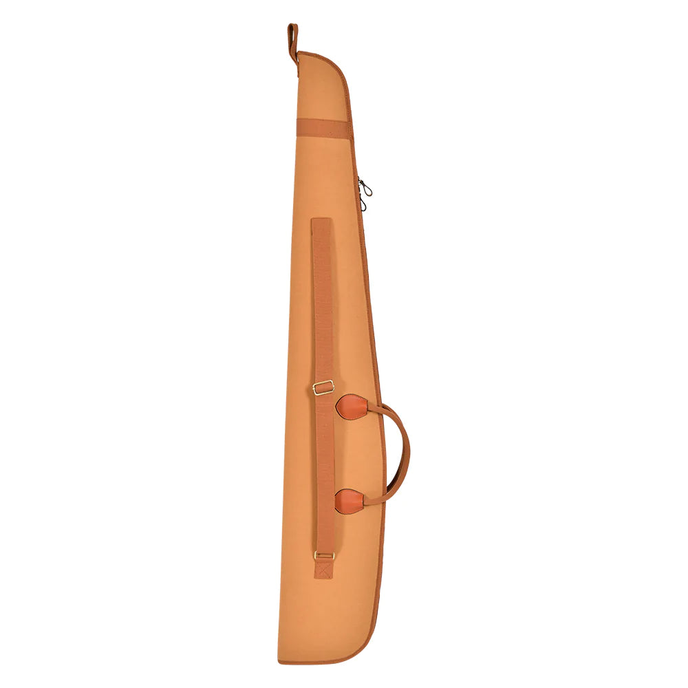 TOB Orange Canvas & Leather Shotgun Case