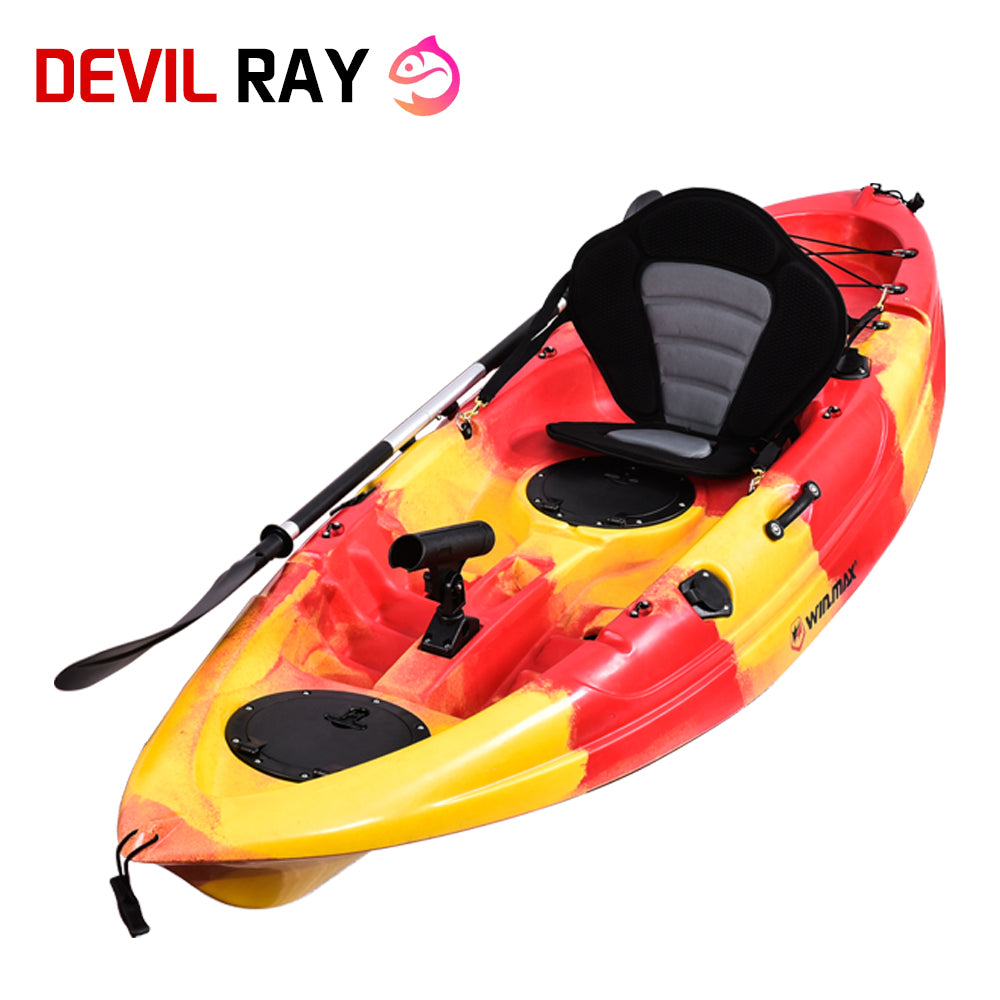 WIN.MAX Devil Ray Fishing Kayak with 1 Paddle